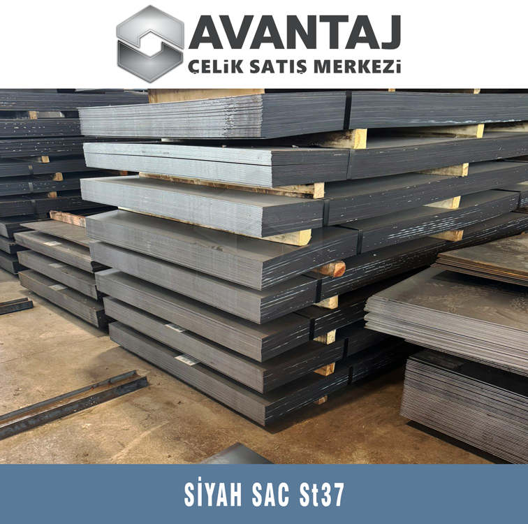 2 mm Siyah Sac 1250x2500 mm (St 37)