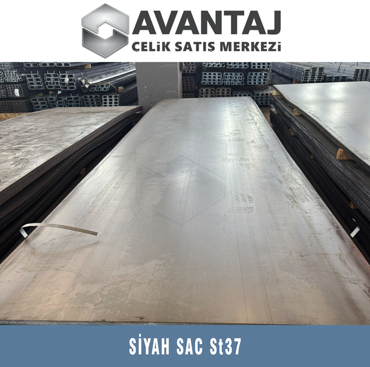2 mm Siyah Sac 1500x3000 mm (St 37)