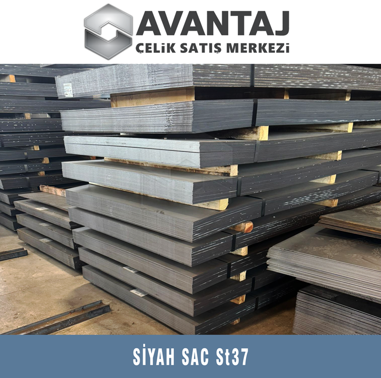 5x1500x3000 mm (St 37) Siyah Sac