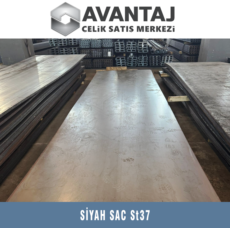 5x1500x6000 mm (St 37) Siyah Sac