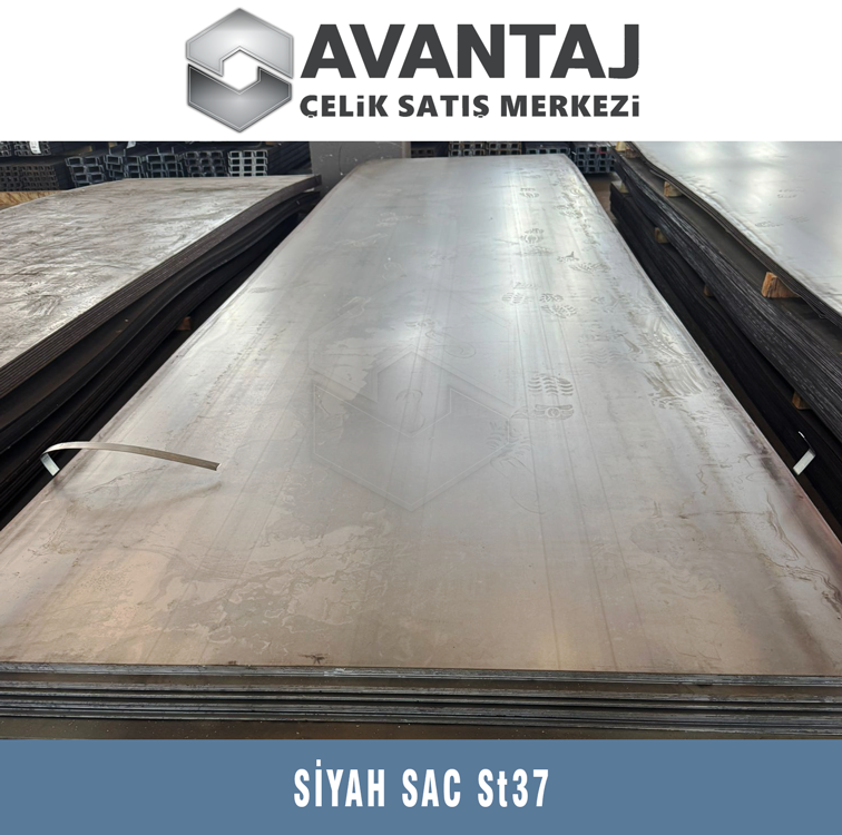 Siyah Sac 3 mm 1250x2500 mm (St 37)