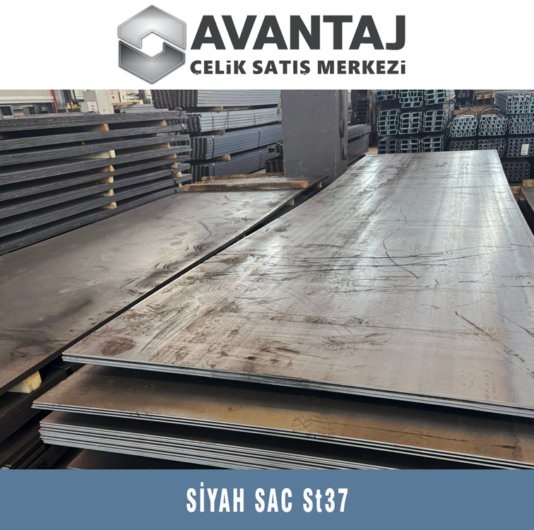 Siyah Sac 3 mm 1500x6000 mm (St 37)